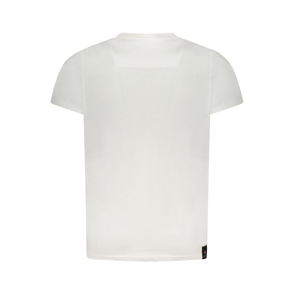 Accademia Militare Weißes Herren-T-Shirt aus Baumwolle