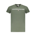 Accademia Militare Verde Baumwoll-T-Shirt für Herren