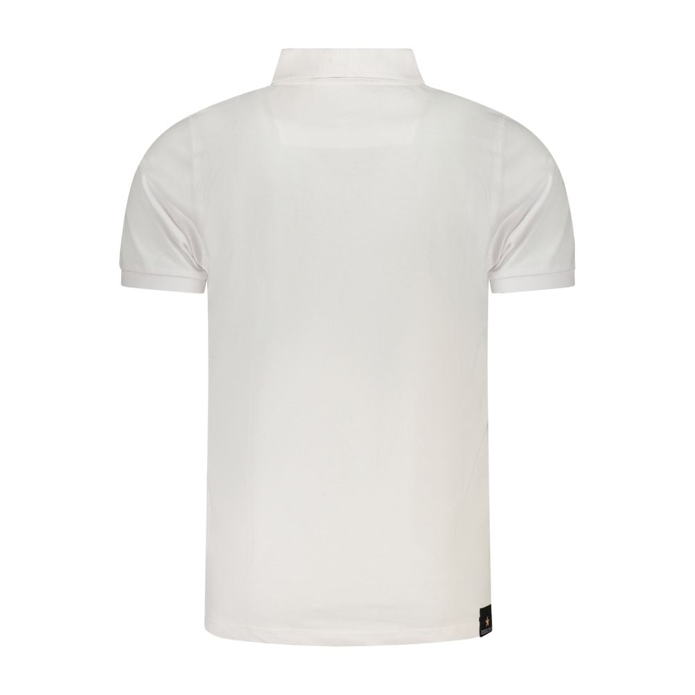 Accademia Militare Weißes Herren-Poloshirt aus Baumwolle