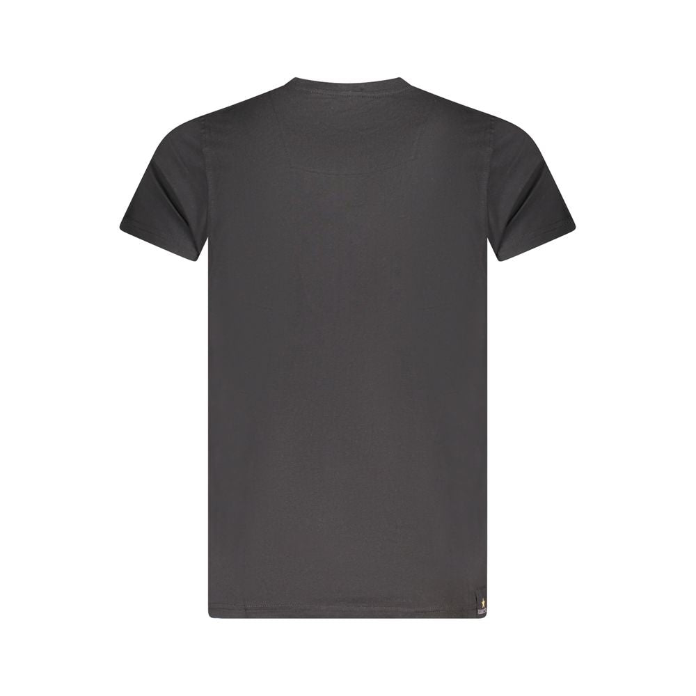 Accademia Militare Schwarzes Baumwoll-T-Shirt für Herren