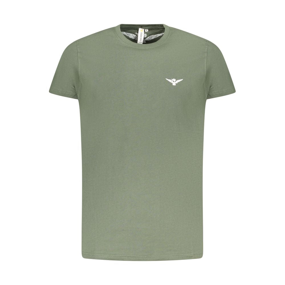 Accademia Militare Verde Baumwoll-T-Shirt für Herren