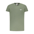 Accademia Militare Verde Baumwoll-T-Shirt für Herren