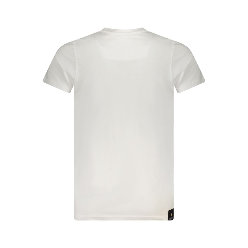 Accademia Militare Bianco Baumwoll-T-Shirt für Herren
