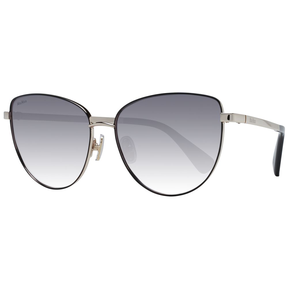 Max Mara Sonnenbrille aus Goldmetall