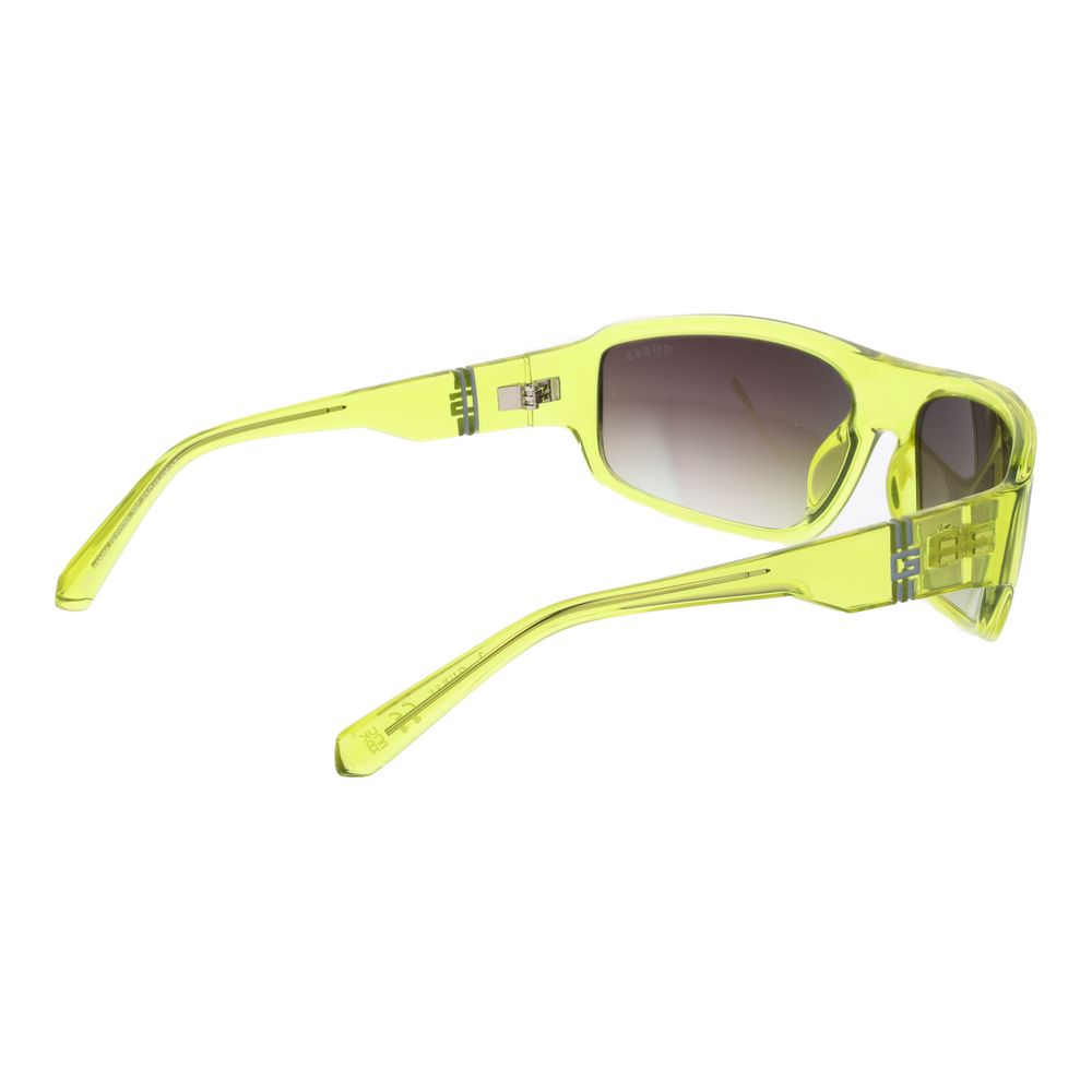 Guess yellow plastic sunglasses