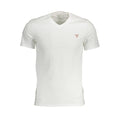 Guess Jeans Weißes Baumwoll-T-Shirt für Herren