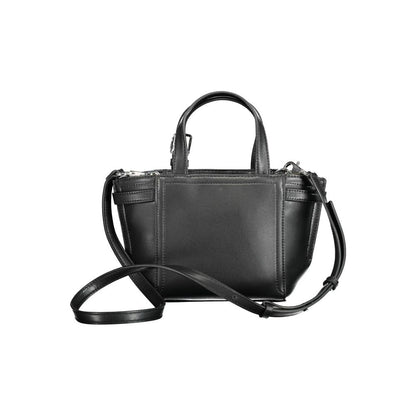 Calvin Klein Schwarze Polyester Handtasche
