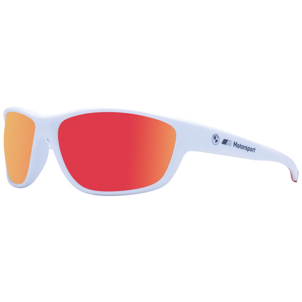 BMW Motorsport Weiße Sonnenbrille aus Kunststoff
