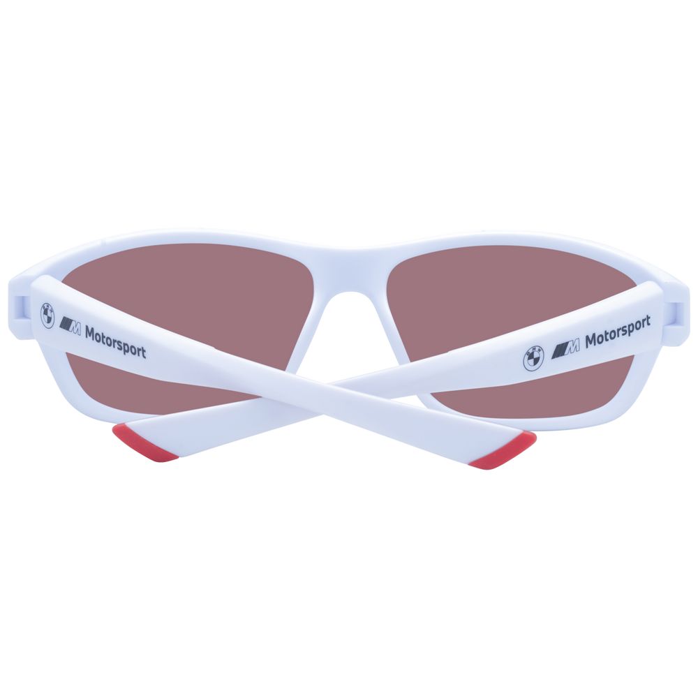 BMW Motorsport Weiße Sonnenbrille aus Kunststoff