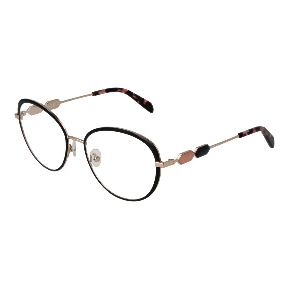 Emilio Pucci Schwarze Metallbrille (Gestell)