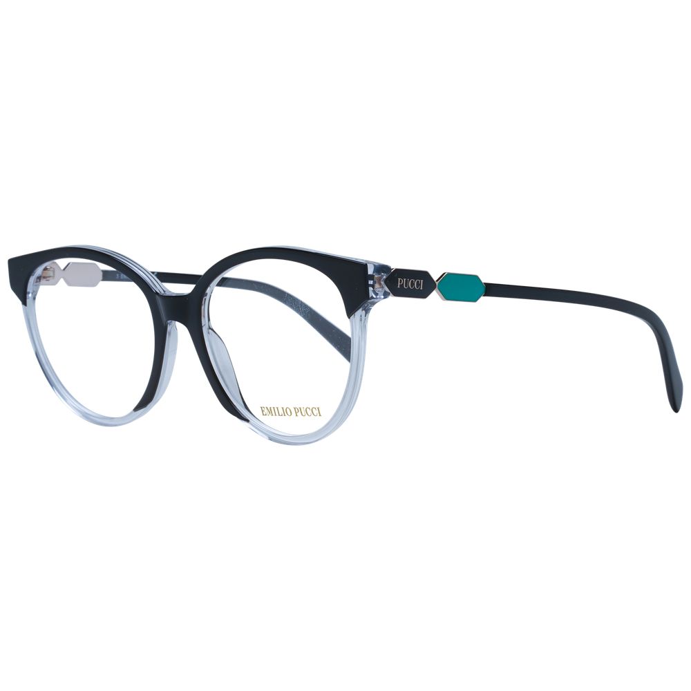 Emilio Pucci Schwarze Kunststoffbrille (Gestelle)