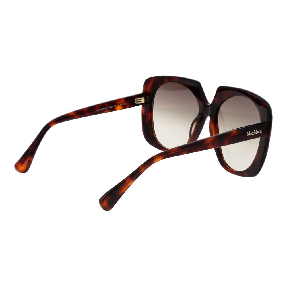 Max Mara Braune Sonnenbrille aus Acetat