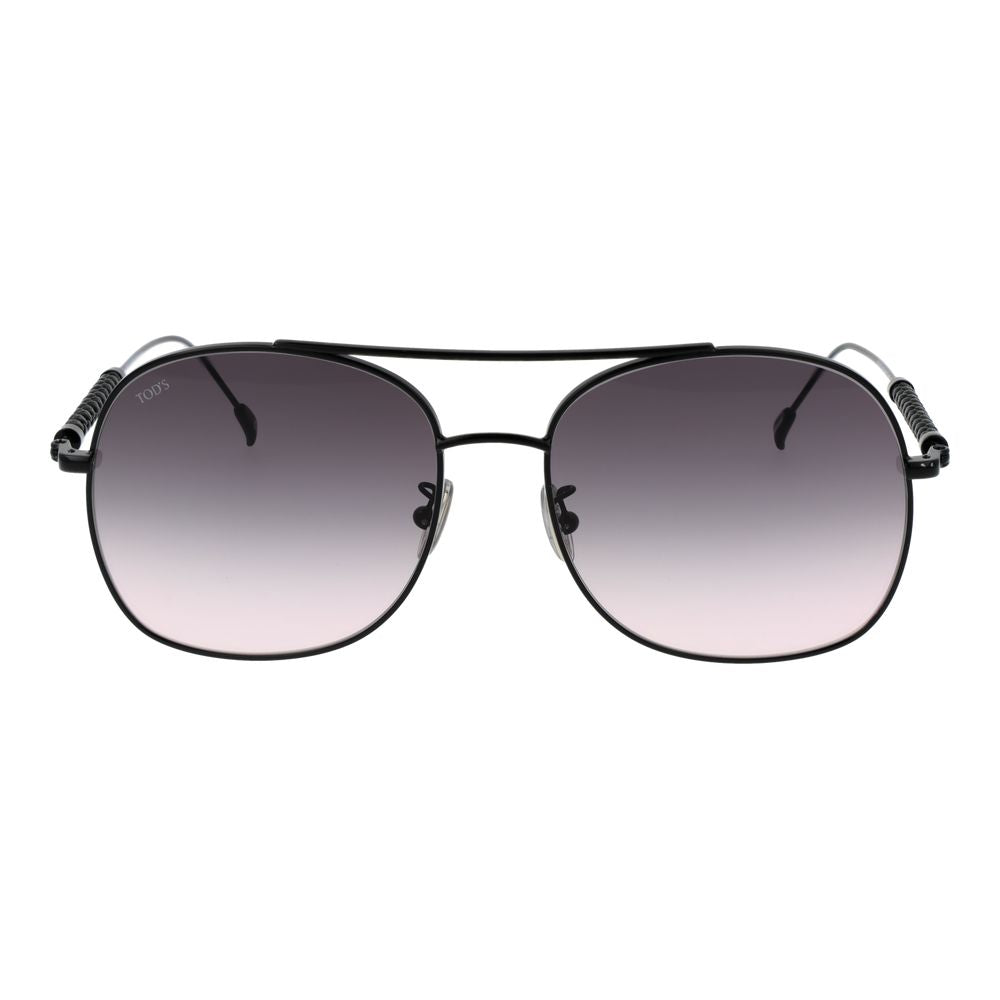 Tod's Schwarze Sonnenbrille aus Metall