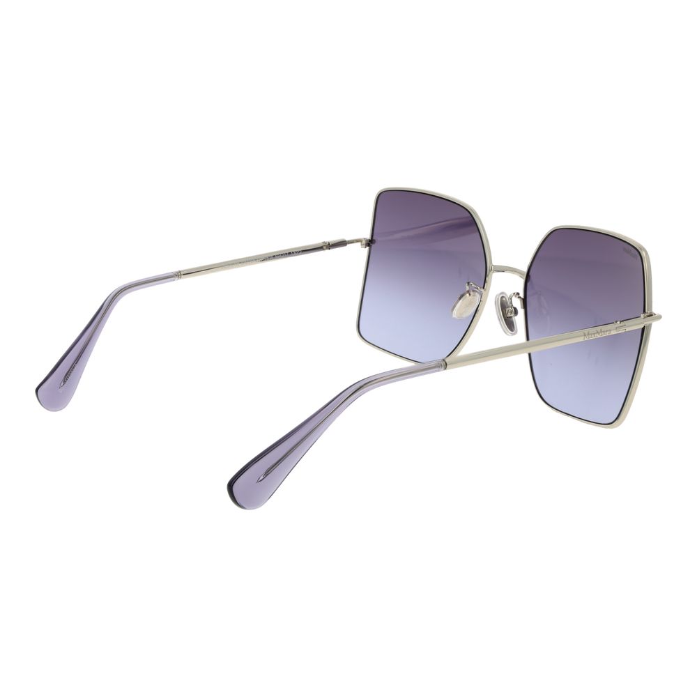 Max Mara Sonnenbrille aus silbernem Metall