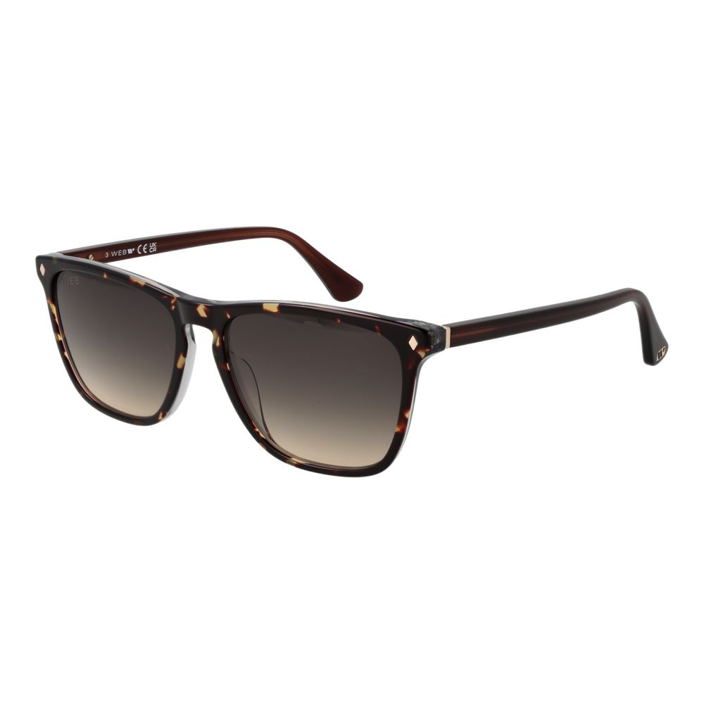 Web Braune Sonnenbrille aus Acetat