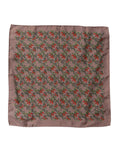 Dolce & Gabbana Brauner Chilis Seidenschal Quadratisch Herren Foulard Schal