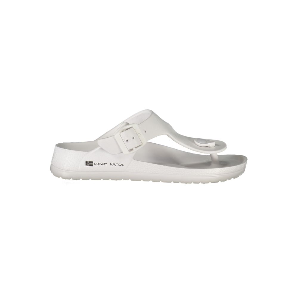 Norway 1963 Weiße Kunststoff-Sandalette