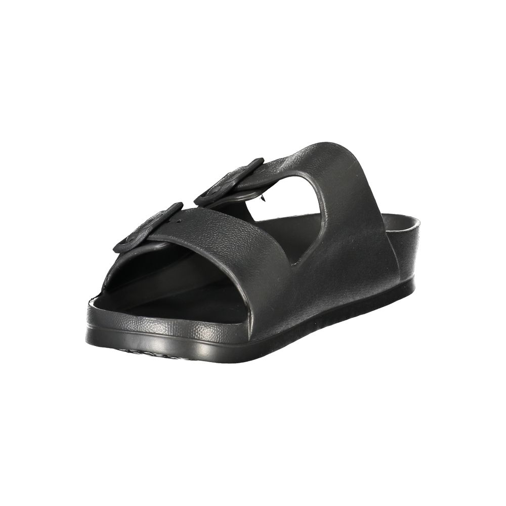 Norway 1963 Schwarze Kunststoff-Sandalette