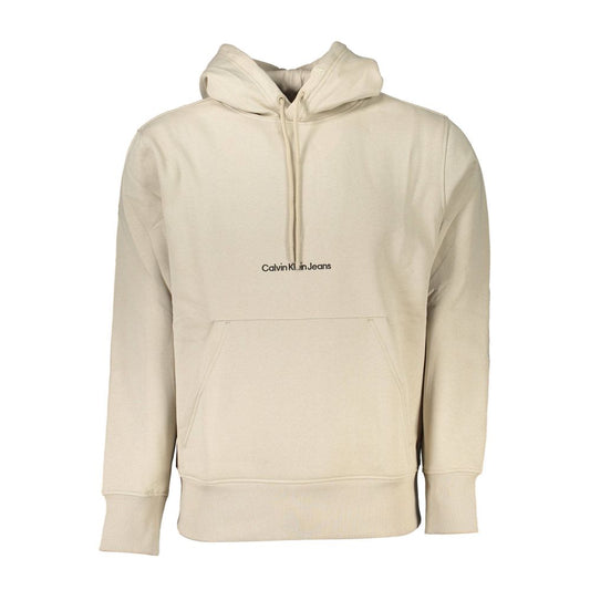 Calvin Klein Beiger Baumwoll-Sweatshirt