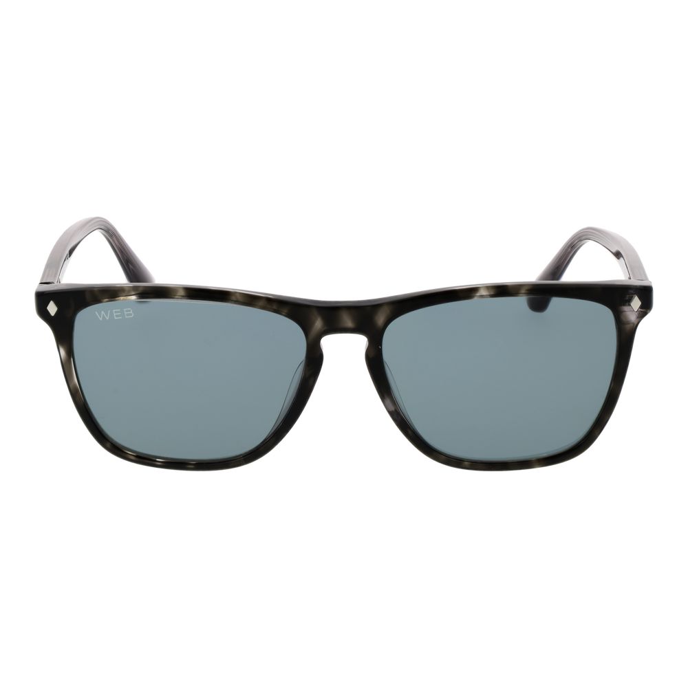Web Schwarze Sonnenbrille aus Acetat