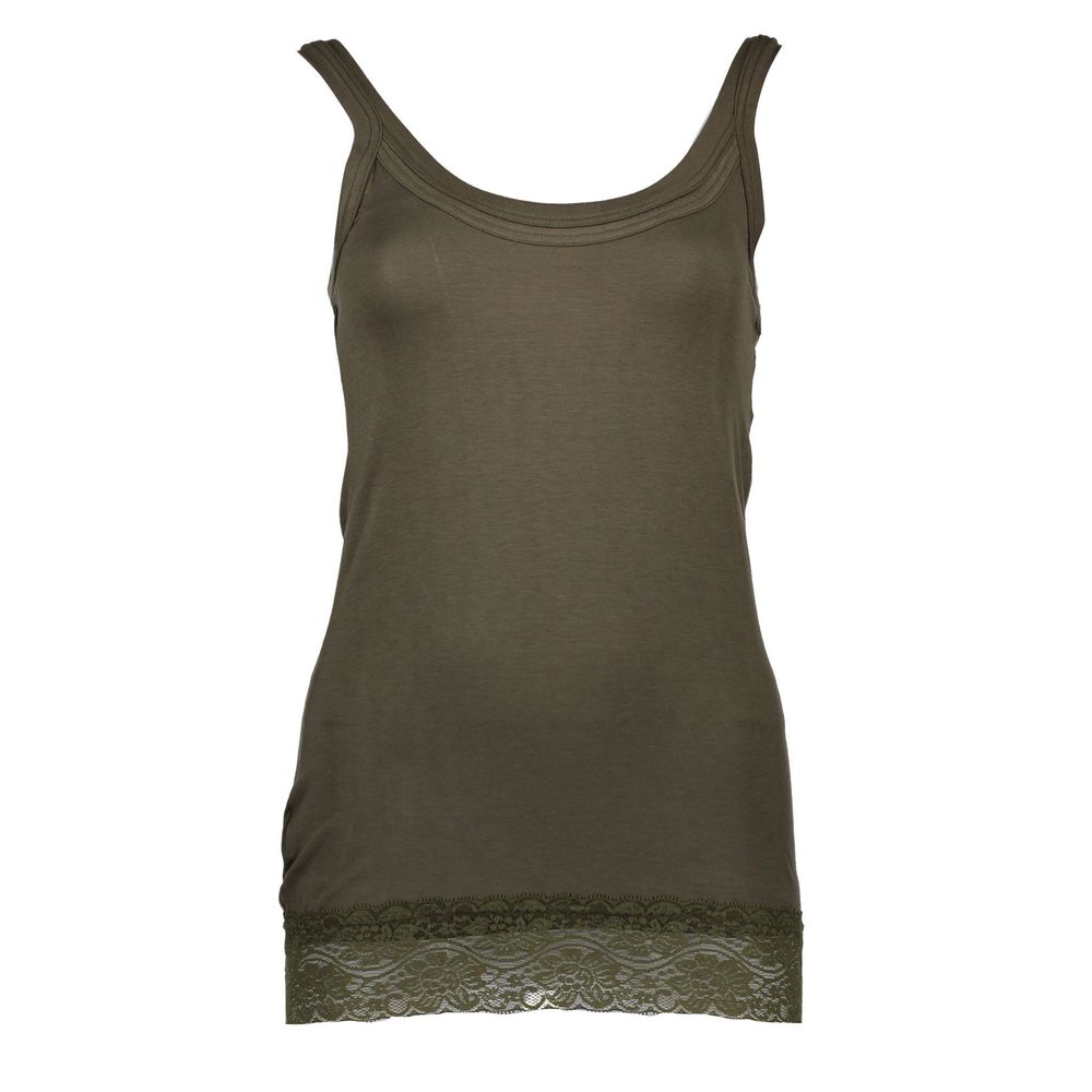 Silvian Heach Baumwoll-T-Shirt in Grün