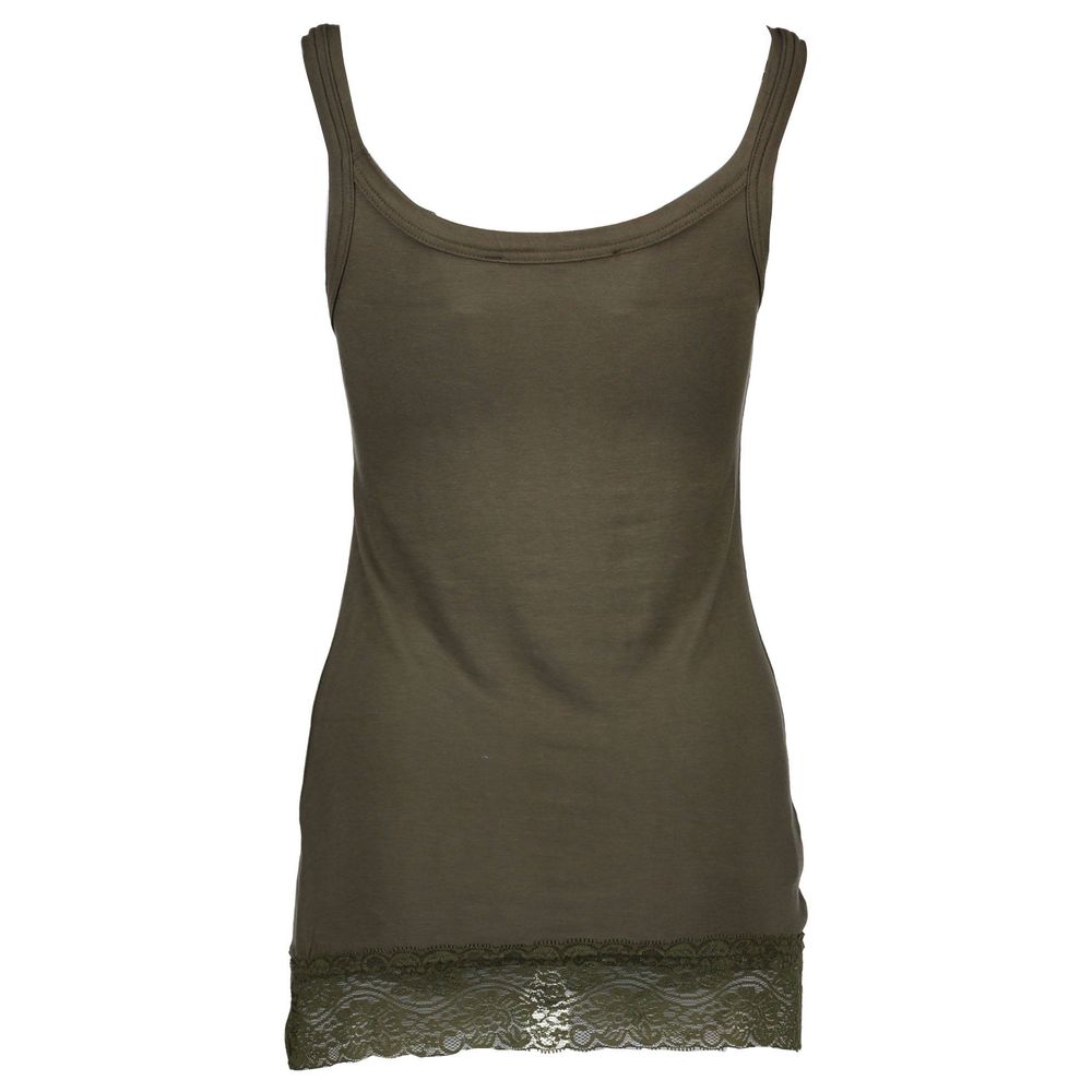Silvian Heach Baumwoll-T-Shirt in Grün