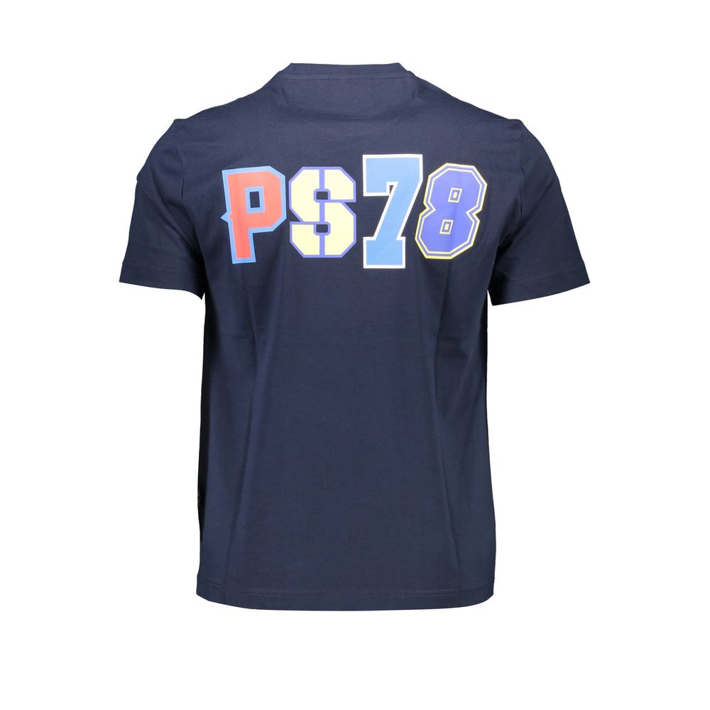 Plein Sport Blaues Baumwoll-T-Shirt für Herren