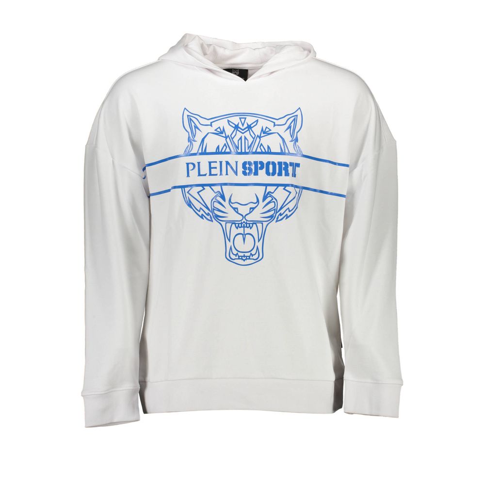 Plein Sport Cotton Sweatshirt in White