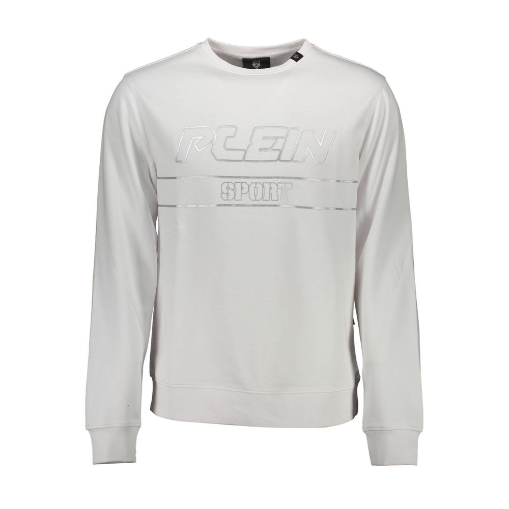 Plein Sport Baumwoll-Sweatshirt in Weiß