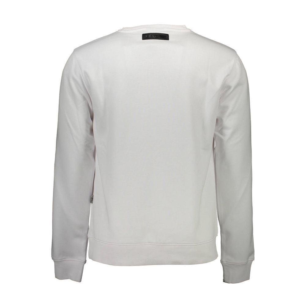 Plein Sport Baumwoll-Sweatshirt in Weiß