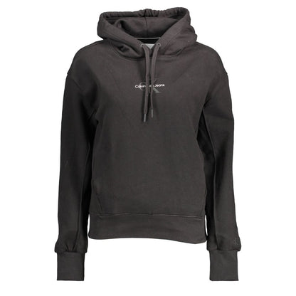 Calvin Klein Baumwoll-Sweatshirt in Schwarz