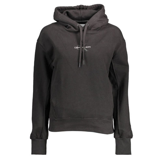 Calvin Klein Baumwoll-Sweatshirt in Schwarz