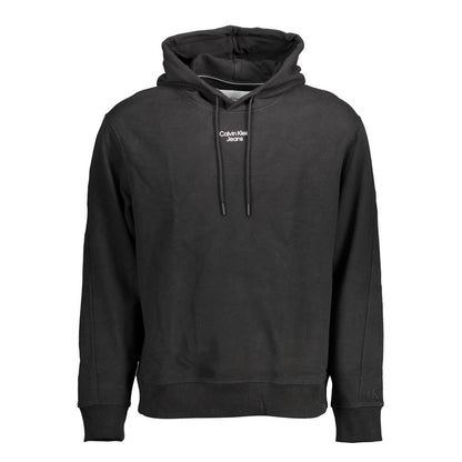 Calvin Klein Baumwoll-Sweatshirt in Schwarz