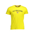 U.S. POLO ASSN. T-Shirt aus gelber Baumwolle