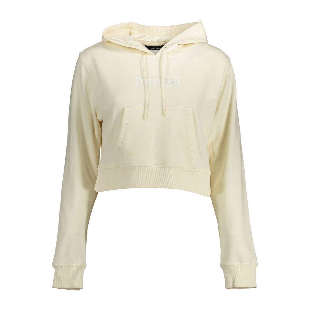 Calvin Klein Baumwoll-Sweatshirt in Weiß