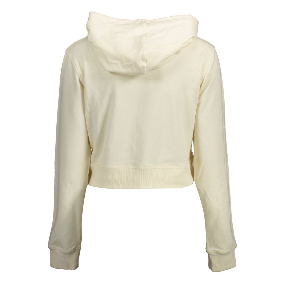 Calvin Klein Baumwoll-Sweatshirt in Weiß