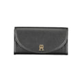 Tommy Hilfiger Schwarzes Portemonnaie aus Polyethylen