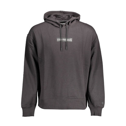 Calvin Klein Baumwoll-Sweatshirt in Schwarz