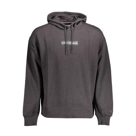 Calvin Klein Baumwoll-Sweatshirt in Schwarz