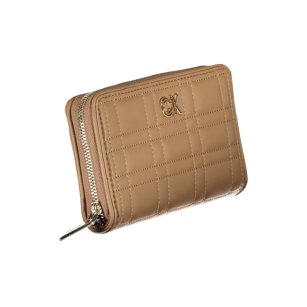 Calvin Klein Beige Polyester Brieftasche