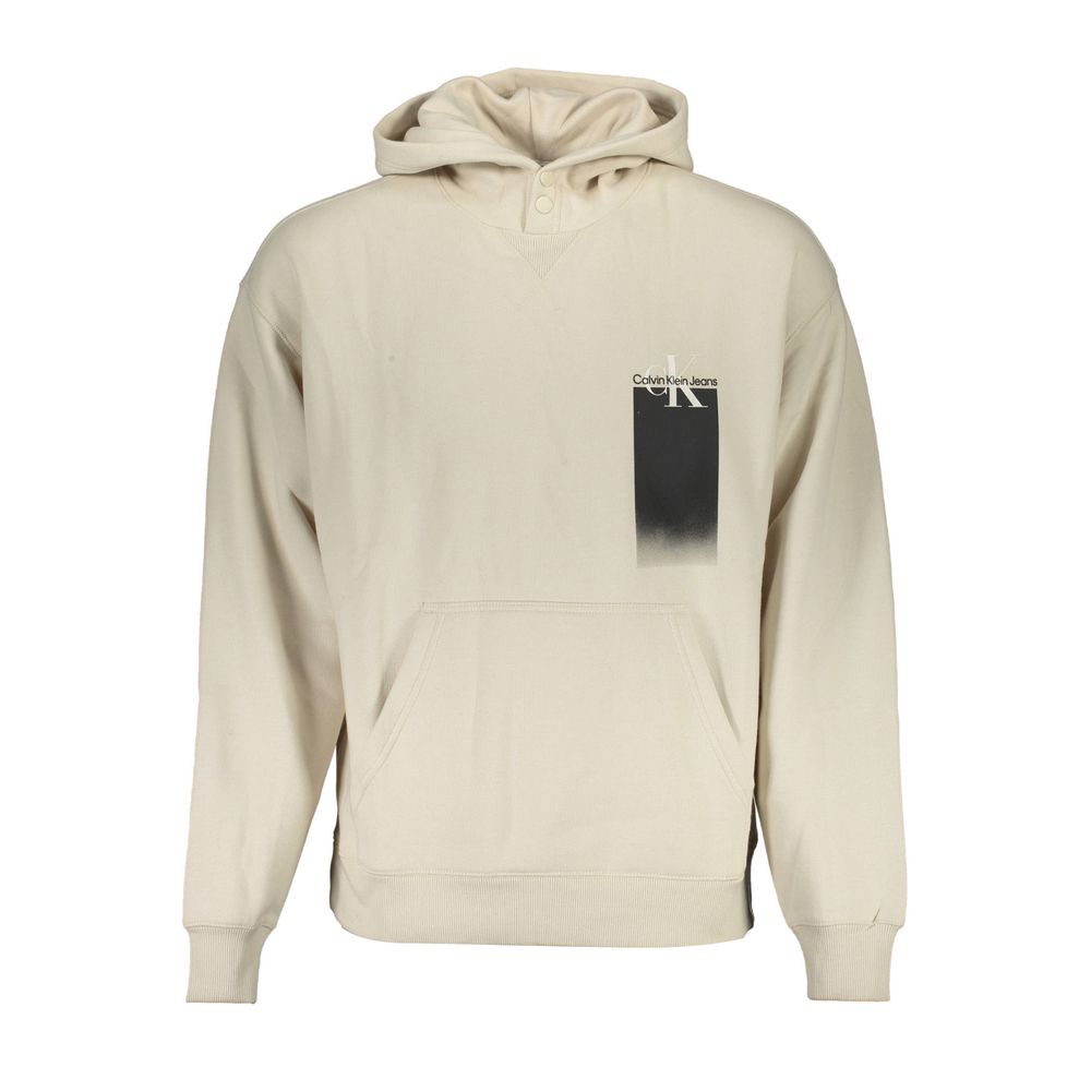 Calvin Klein Baumwoll-Sweatshirt in Beige