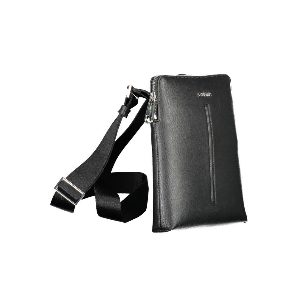 Calvin Klein Schwarze Polyester-Umhängetasche