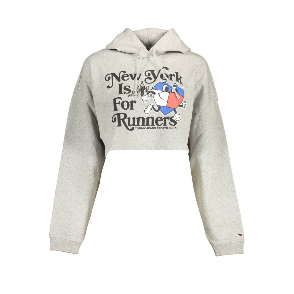 Tommy Hilfiger Grey Cotton Sweatshirt