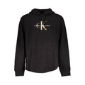Calvin Klein Baumwoll-Sweatshirt in Schwarz