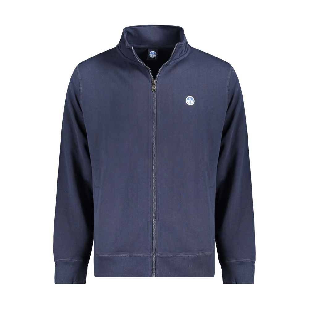 North Sails Baumwoll-Sweatshirt in Blau
