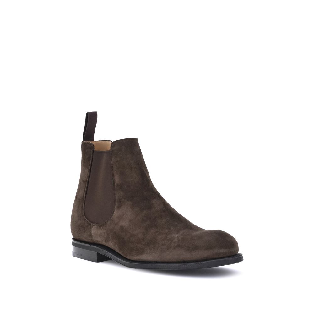 Church's Brown Calfskin Bos Taurus Chelsea Boots