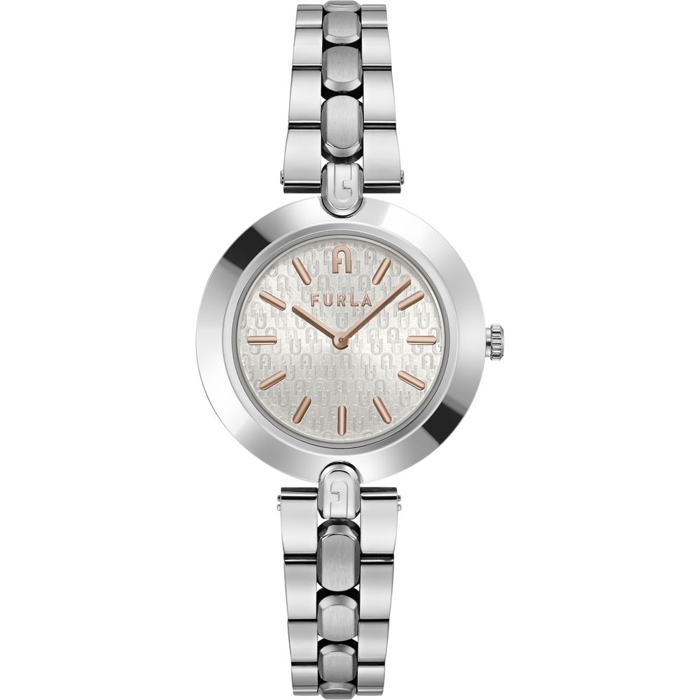 Furla Graue Edelstahl-Dresswatch