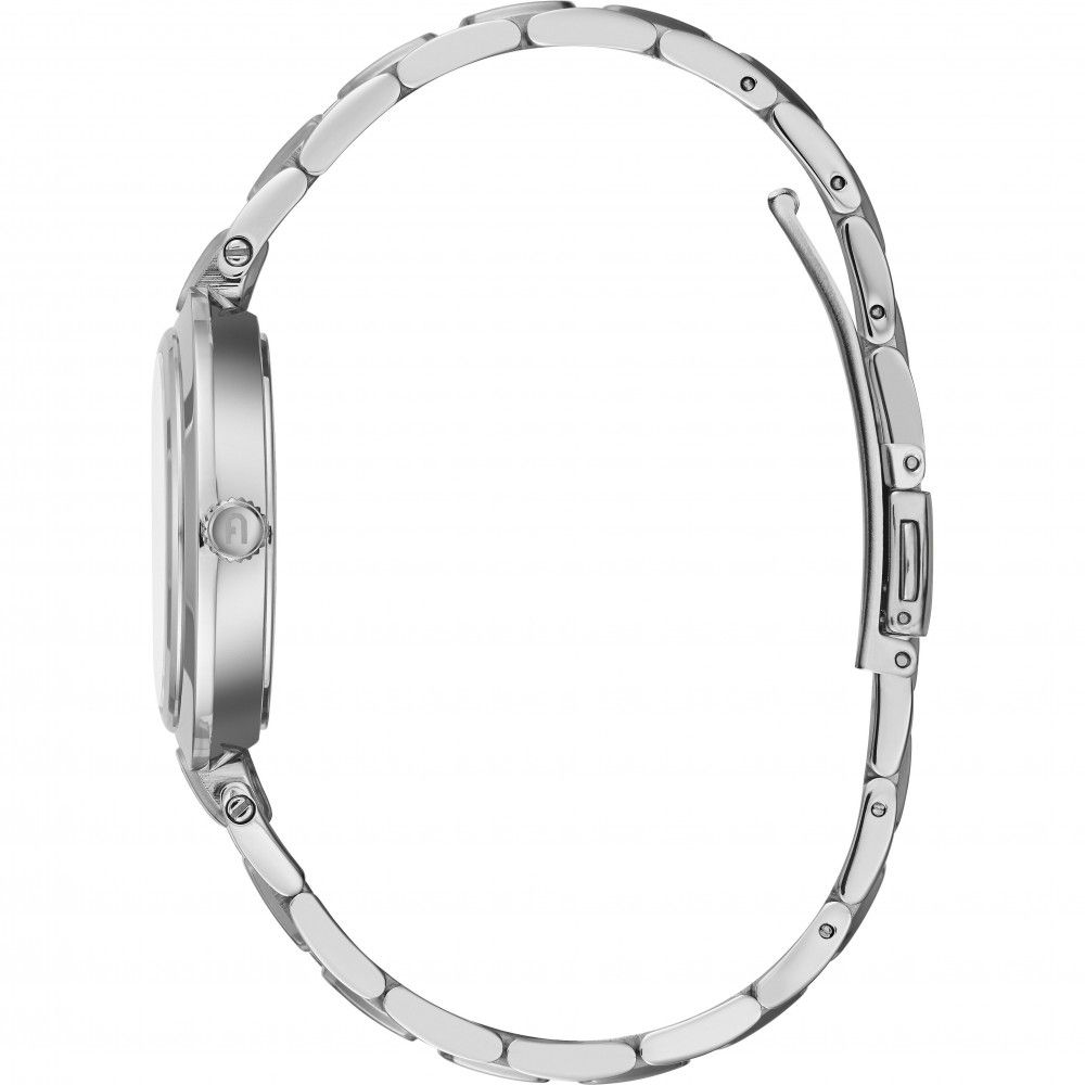 Furla Graue Edelstahl-Dresswatch