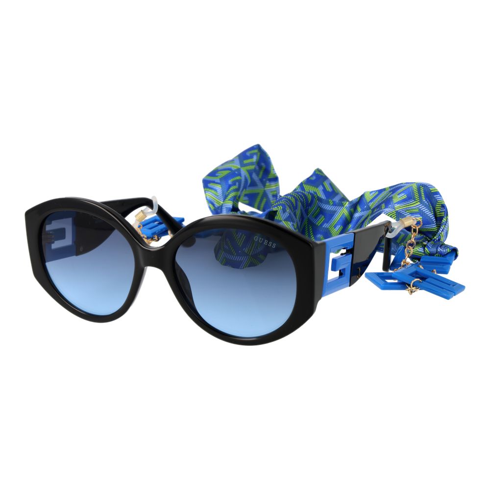 Guess Schwarze Sonnenbrille aus Kunststoff