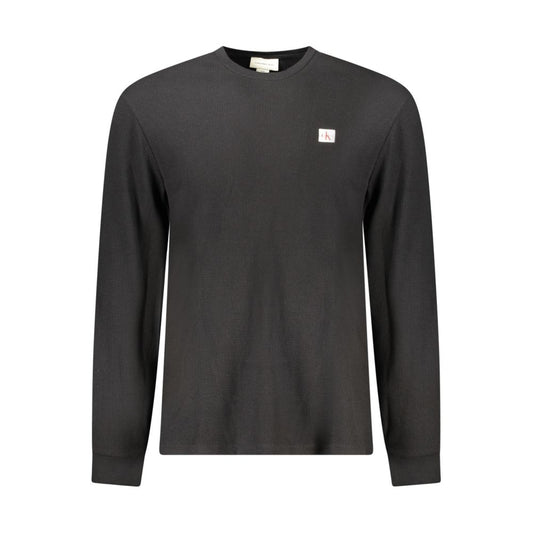Calvin Klein Baumwollpullover in Schwarz